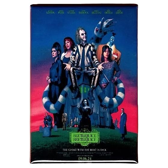 Beetlejuice Beetlejuice Movie Poster Metal Magnet