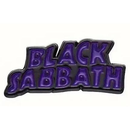 Black Sabbath Classic Logo Enamel Pin / Tie Tack
