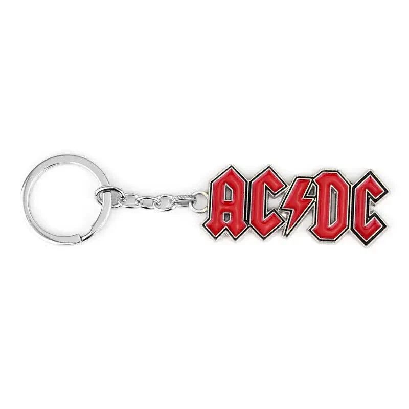 AC/DC Enamel Metal Keychain