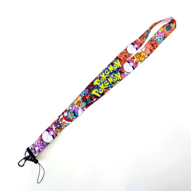 Pokémon 17&quot;L Cloth Lanyard with Metal Clip