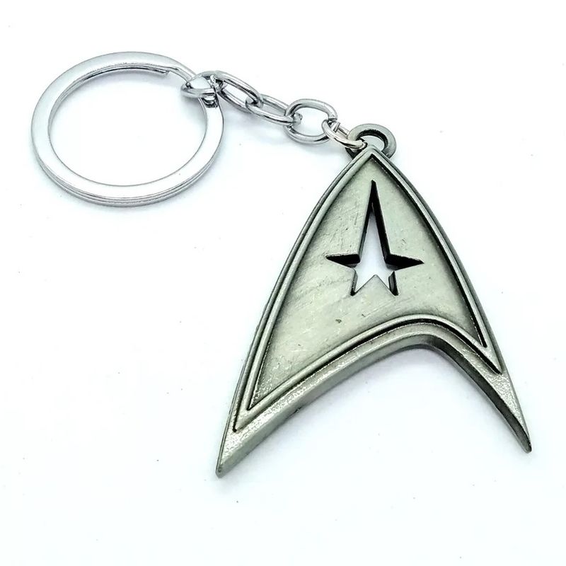 Star Trek Silver-Colored Metal Keychain