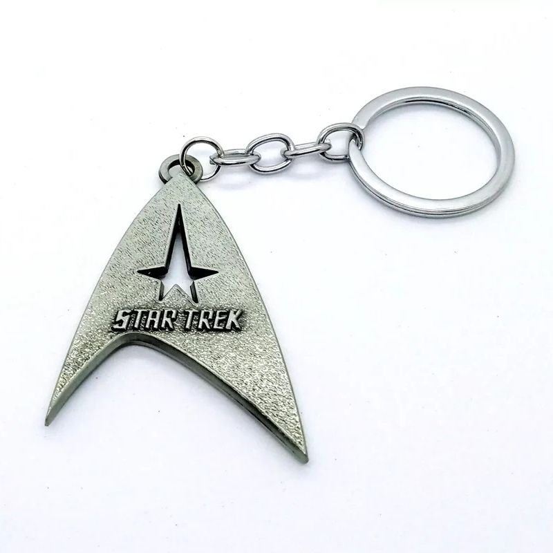 Star Trek Silver-Colored Metal Keychain