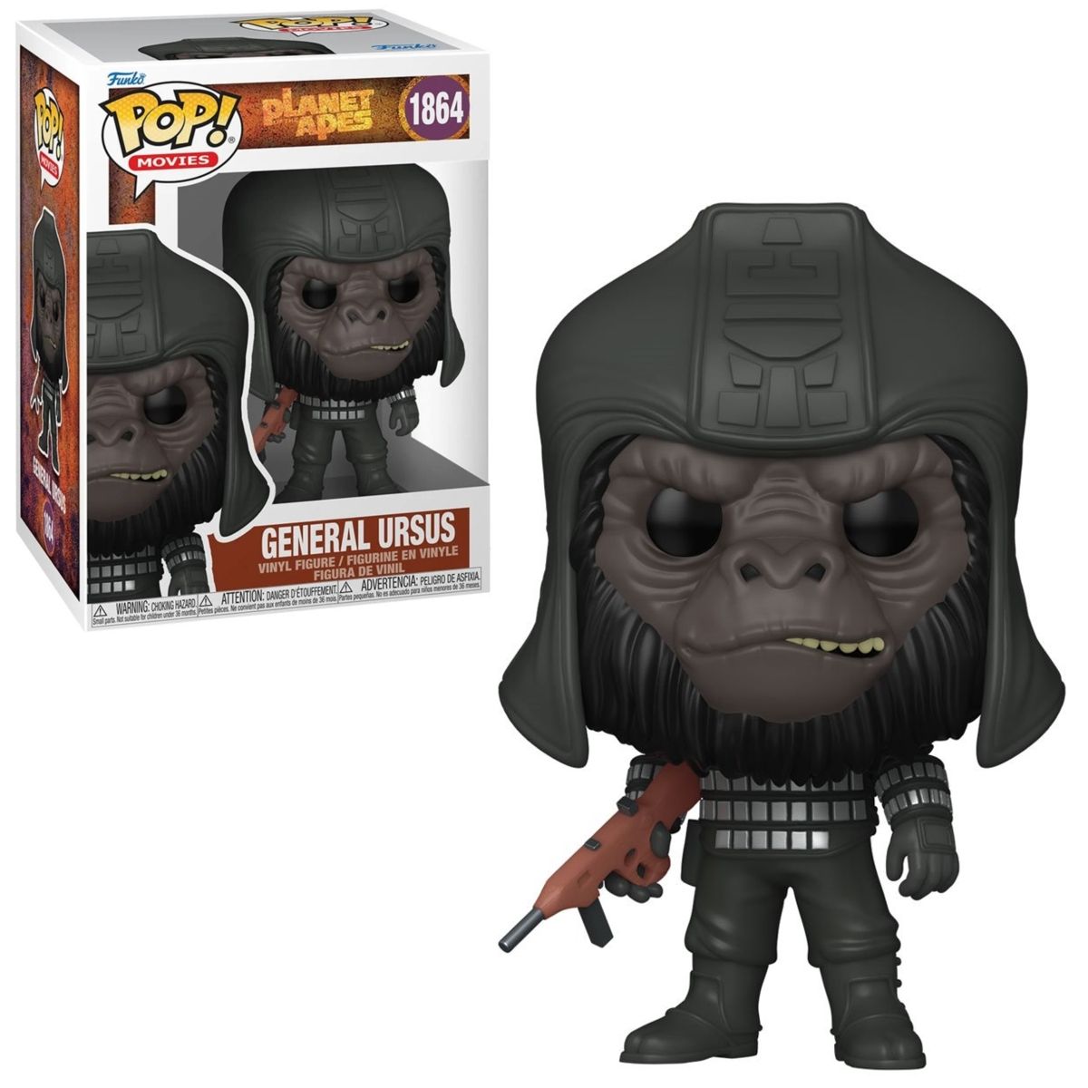 Planet of the Apes General Ursus 3 3/4&quot;H POP! Movies Vinyl Figure #1864