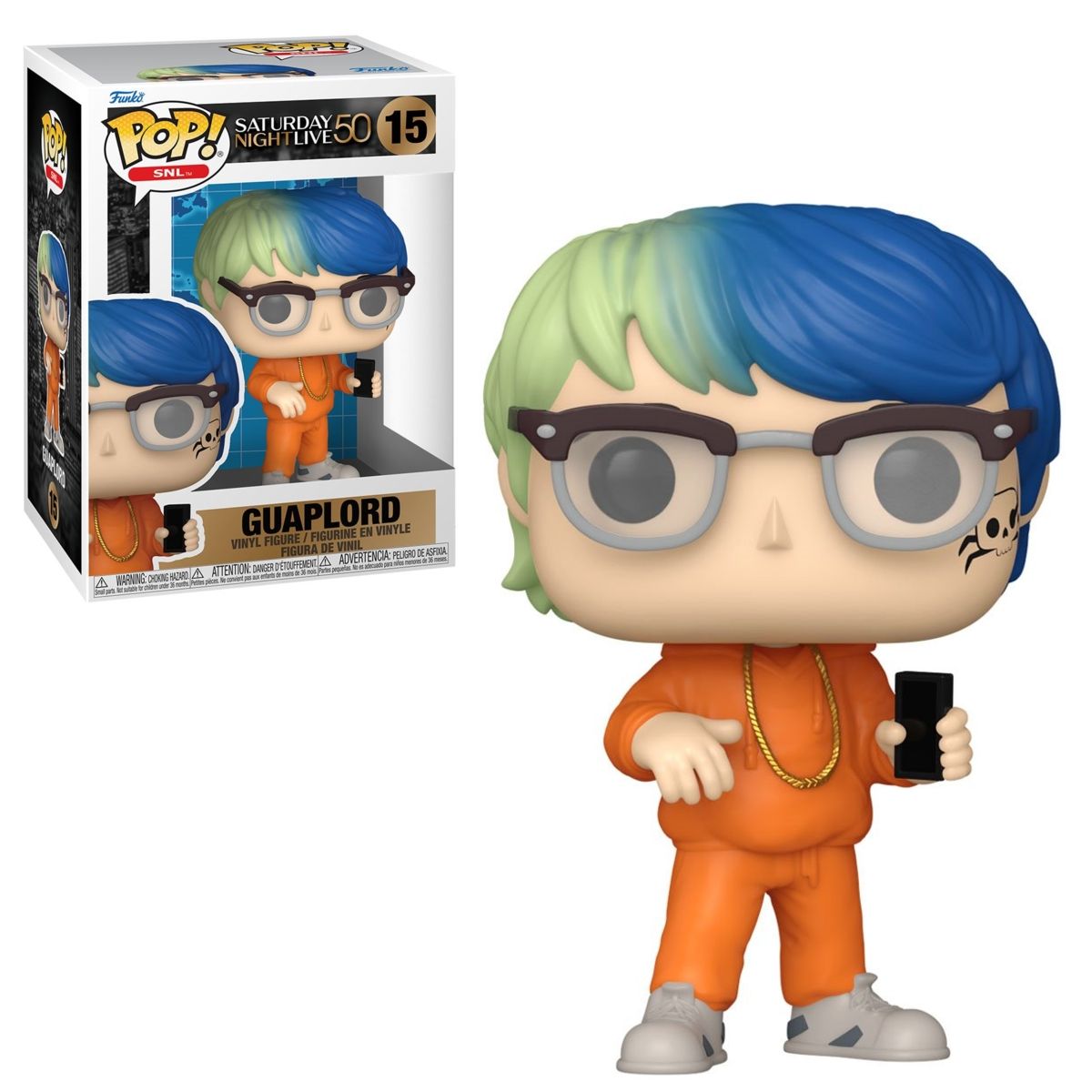 SNL 50th GuapLord 3 3/4&quot;H POP! SNL Vinyl Figure #15 - Pete Davidson