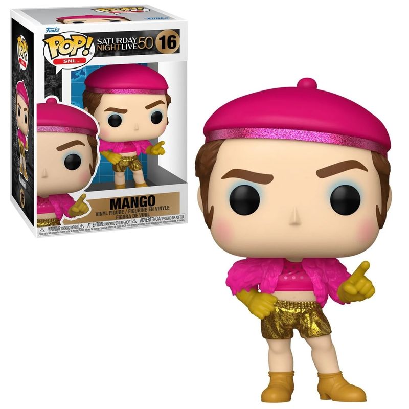 SNL 50th Mango 3 3/4&quot;H POP! SNL Vinyl Figure #16 - Chris Kattan