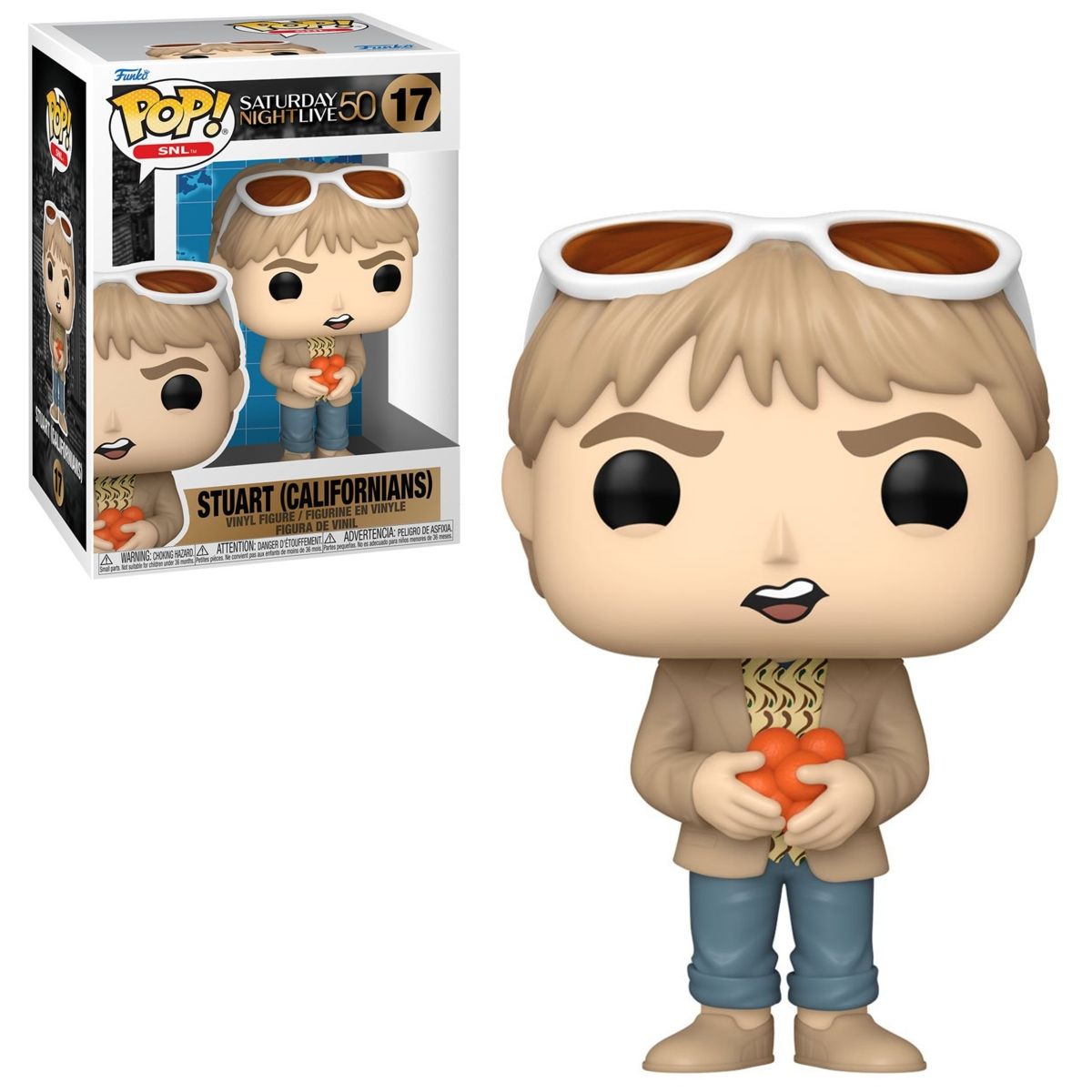 SNL 50th Stuart (Californians) 3 3/4&quot;H POP! SNL Vinyl Figure #17 - Fred Armisen