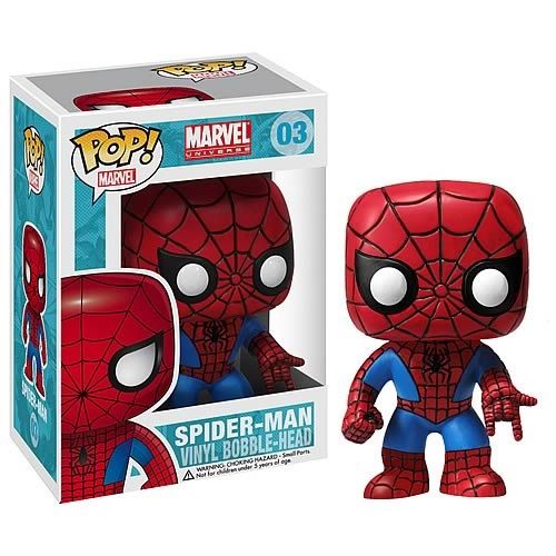 Marvel Spider-Man 3 3/4&quot;H POP!  Vinyl Bobble-Head Figure #03