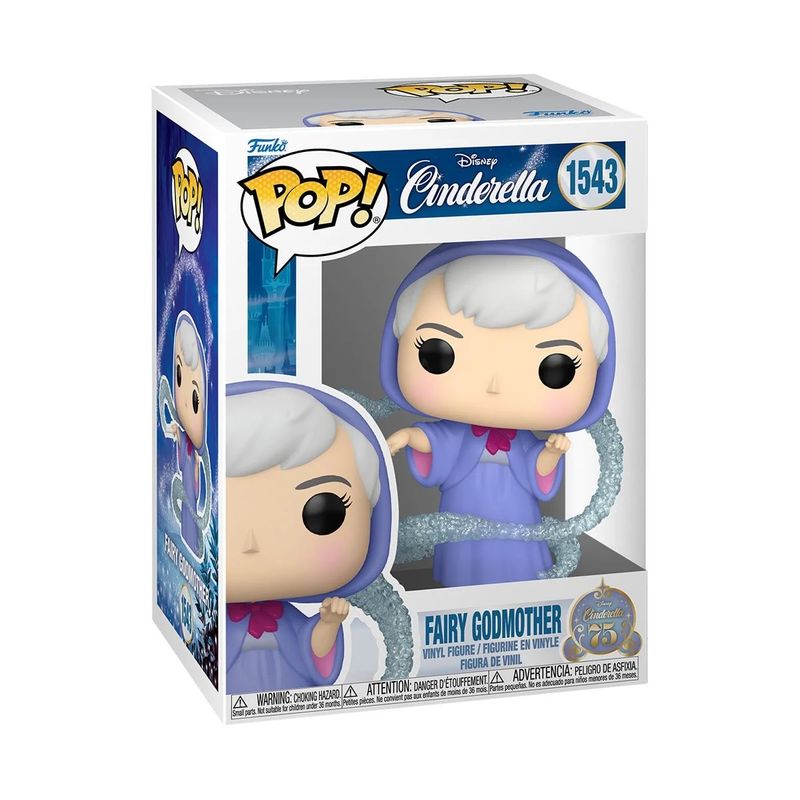 Cinderella 75th Fairy Godmother 3 3/4"H POP! Vinyl Figure #1543