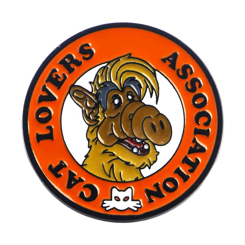 ALF &#39;Cat Lovers Association&#39; Enamel Pin / Tie Tack