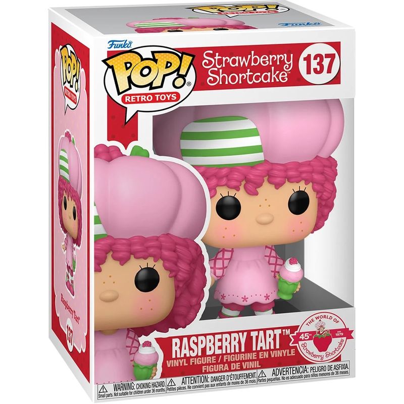 Strawberry Shortcake Raspberry Tart 3 3/4"H POP! Retro Toys Vinyl Figure #137