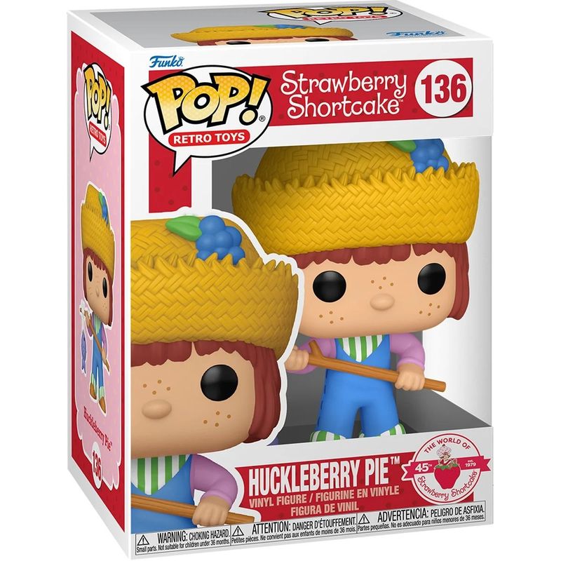 Strawberry Shortcake Huckleberry Pie 3 3/4"H POP! Retro Toys Vinyl Figure #136
