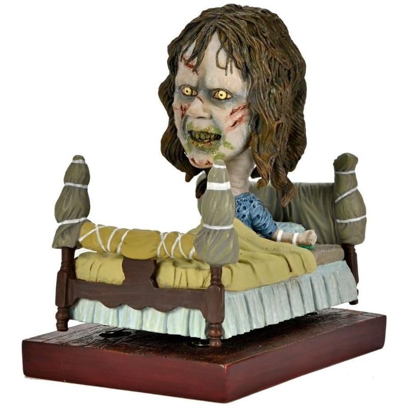 The Exorcist Possessed Regan in Bed Head Knockers Bobblehead Doll