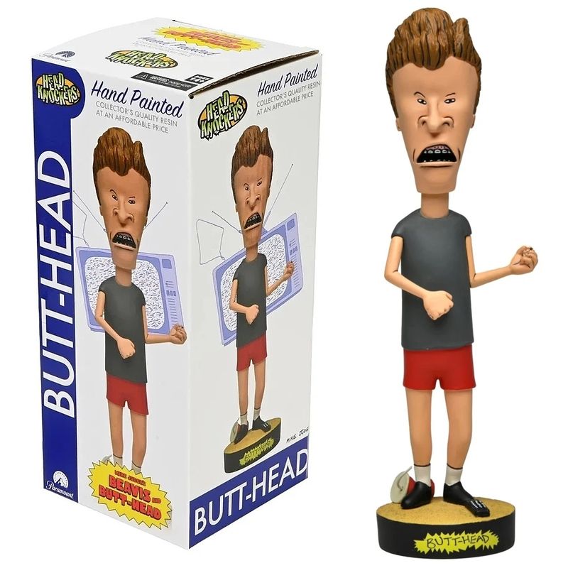 Beavis and Butt-Head 7 1/2&quot;H Butt-Head Head Knockers Bobblehead Doll
