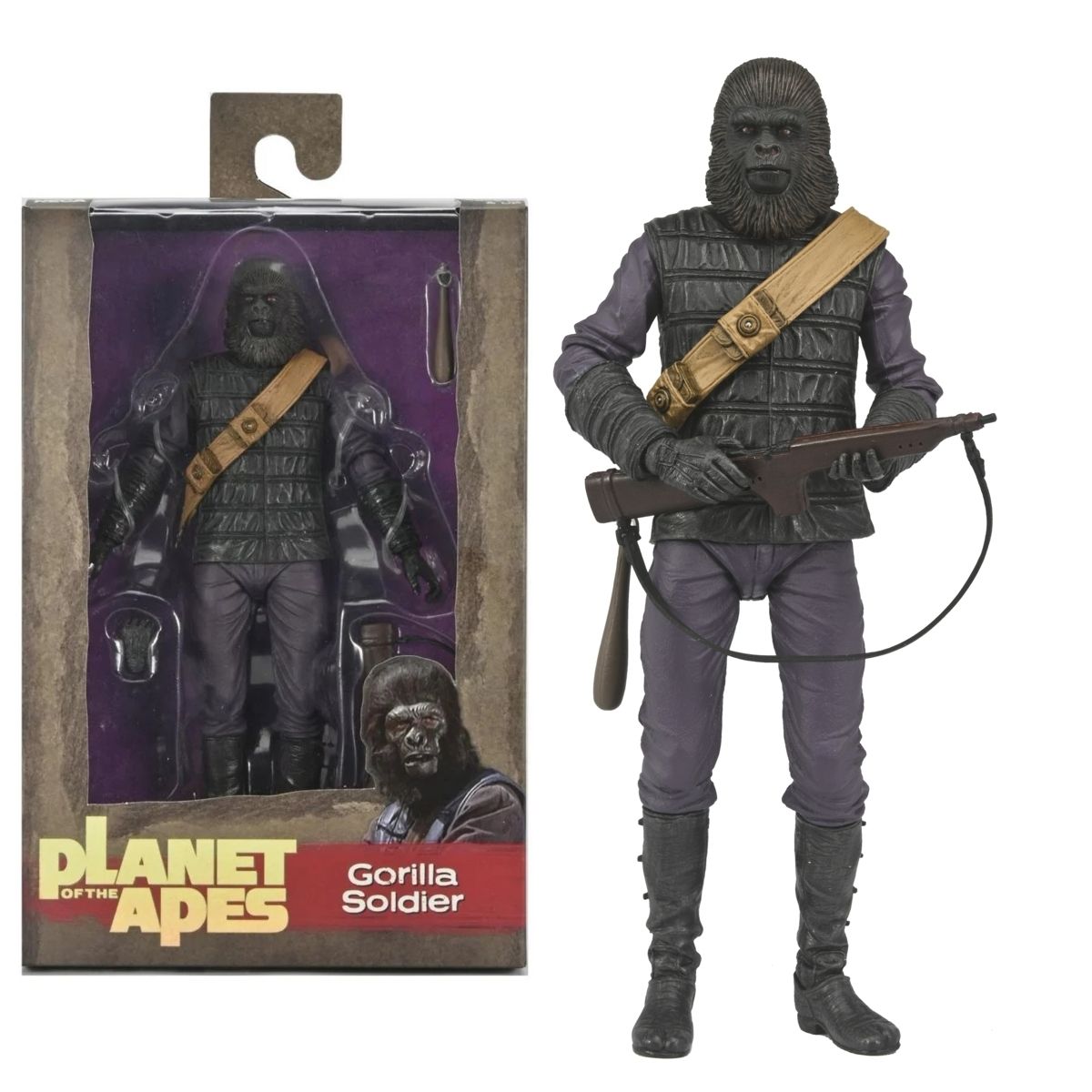 Planet of the Apes Gorilla Soldier 7&quot;H Legacy Action Figure by NECA