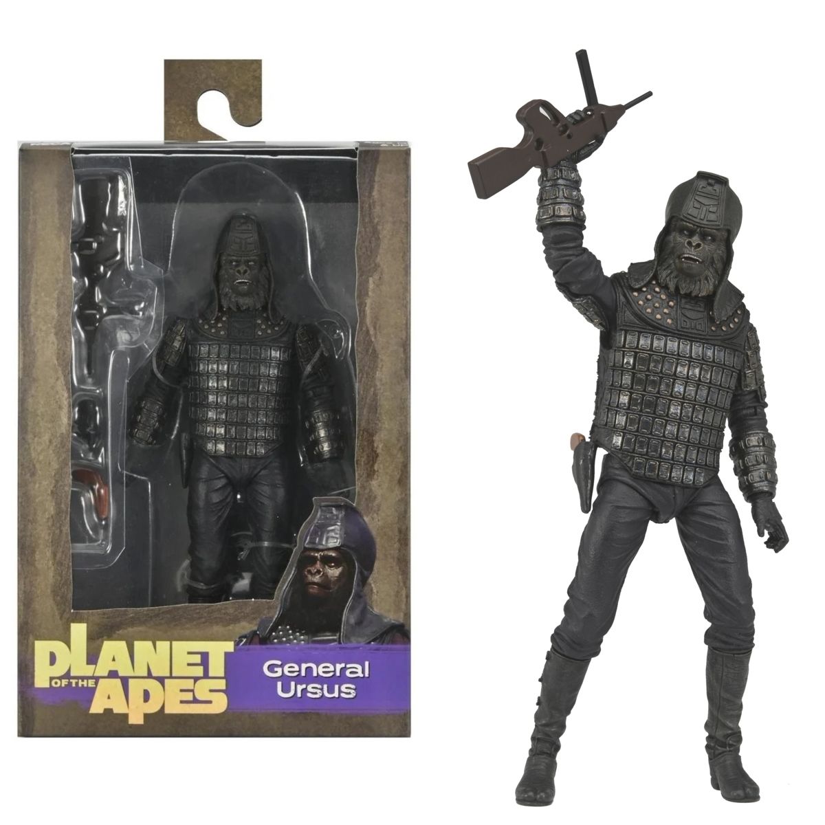 Planet of the Apes General Ursus 7&quot;H Legacy Action Figure by NECA