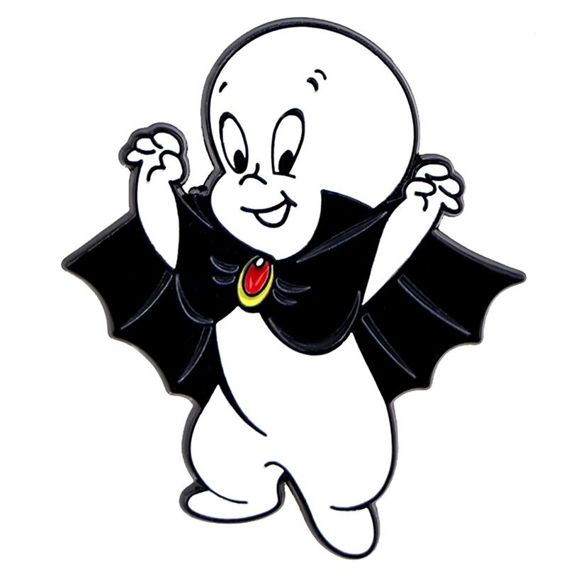 Casper with Cape Enamel Pin / Tie Tack