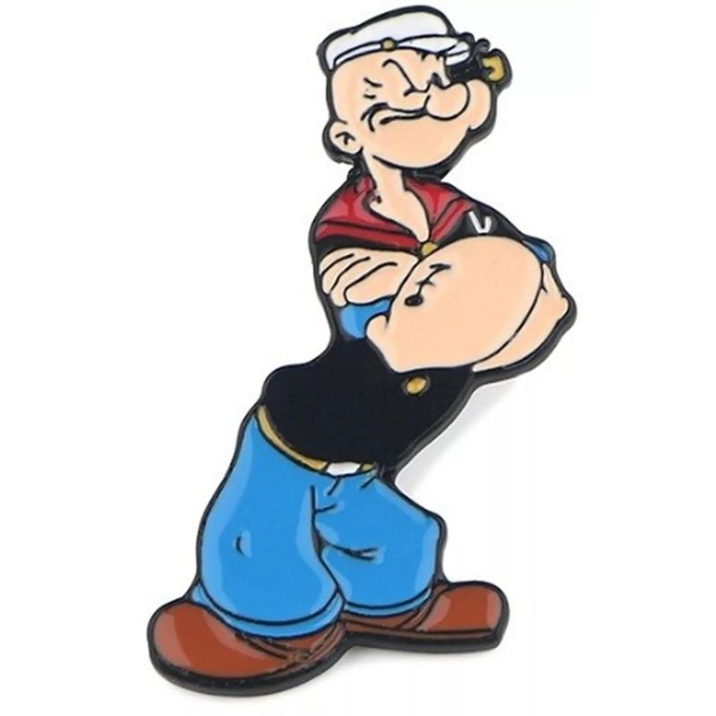 Popeye Standing Enamel Pin / Tie Tack