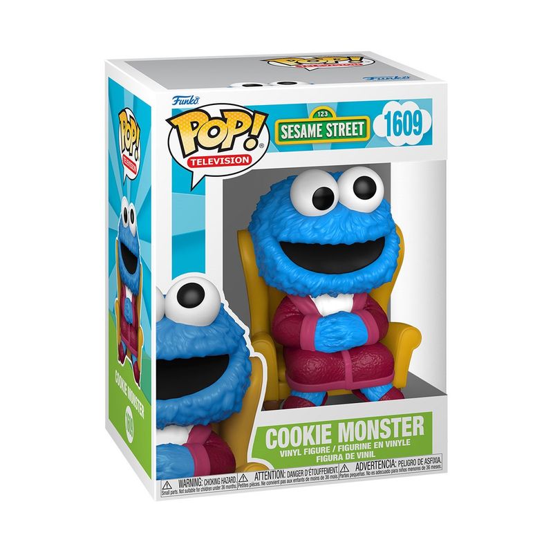 Sesame Street Cookie Monster 3 3/4"H POP! Television Vinyl Figure #1609