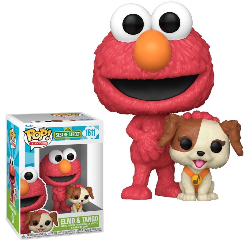 Sesame Street Elmo and Tango 3 3/4&quot;H POP! Television Vinyl Figure #1611