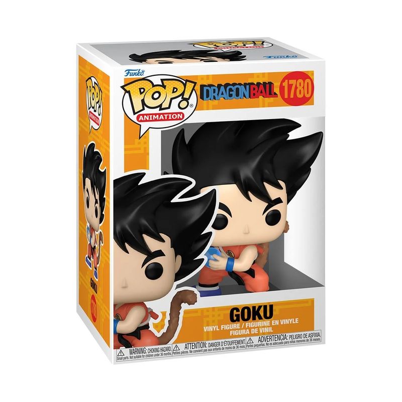 Cartoon Network Dragon Ball - Goku with Tail (Kamehameha) 3 3/4"H POP! Animation Vinyl Figure #1780