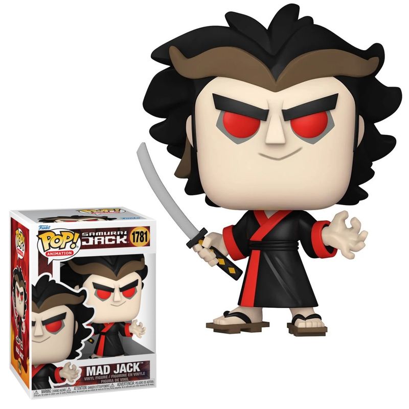 Cartoon Network Samurai Jack - Mad Jack 3 3/4&quot;H POP! Animation Vinyl Figure #1781