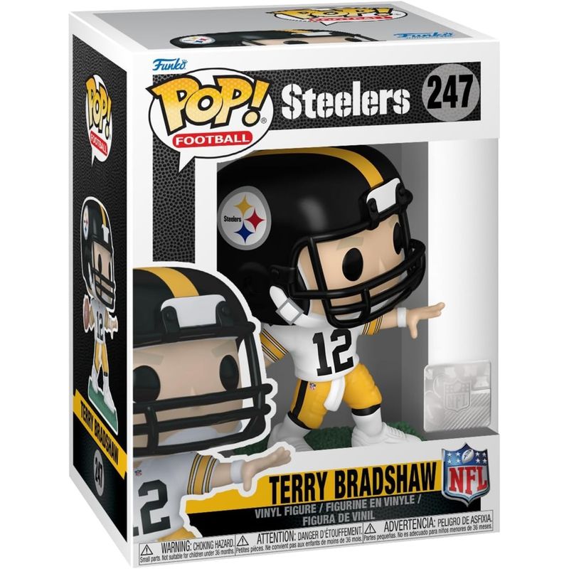 NFL Terry Bradshaw Pittsburgh Steelers 3 3/4"H POP! Football Vinyl Figure #247