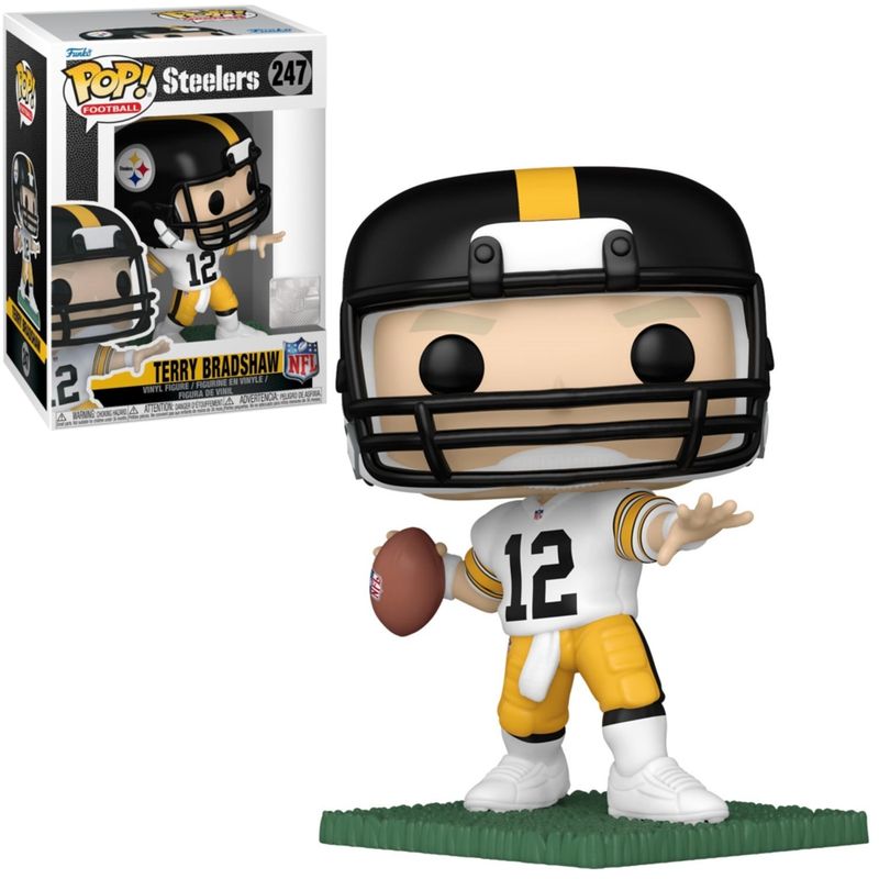 NFL Terry Bradshaw Pittsburgh Steelers 3 3/4&quot;H POP! Football Vinyl Figure #247
