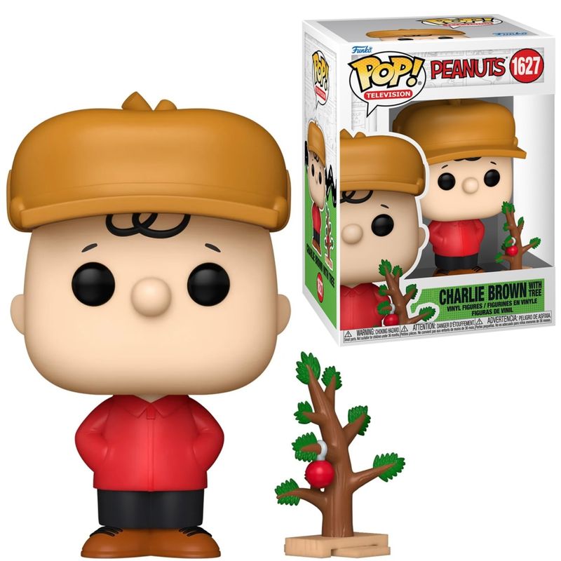 Peanuts - Charlie Brown &amp; Christmas Tree A Charlie Brown Christmas POP! Television Vinyl Figure #1627