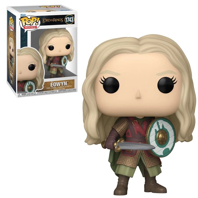 3 3/4&quot;H Eowyn (Battle) from Lord of the Rings POP! Movies Vinyl Figure 1743 in Window Display Box- 2024 Funko