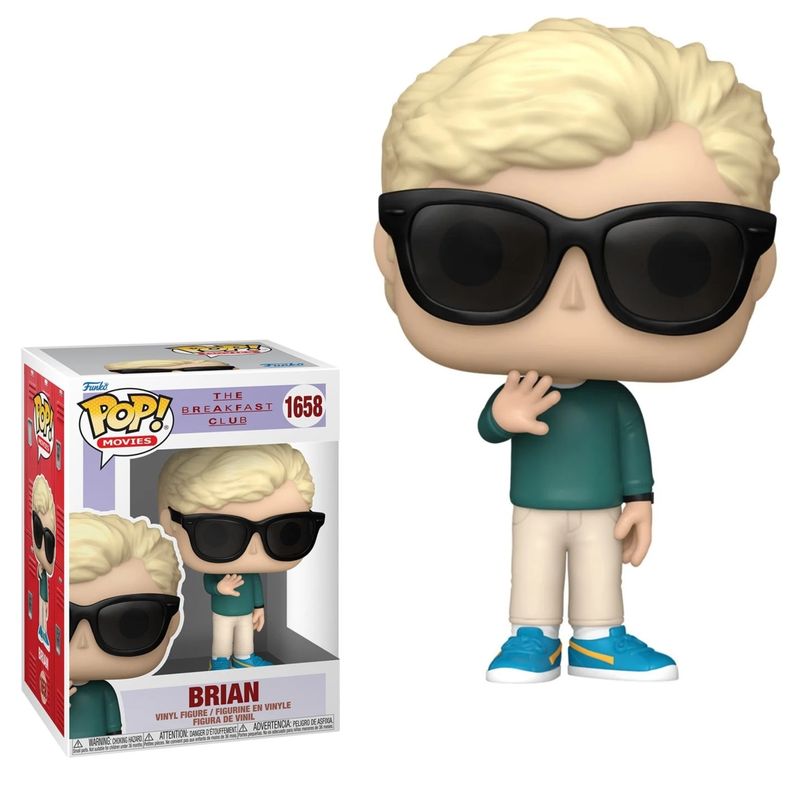 Brian Funko POP from The Breakfast Club, a school detention movie from John Hughes