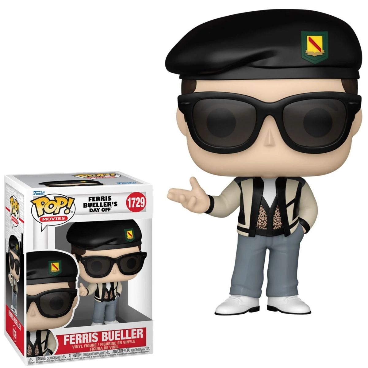 Ferris Bueller&#39;s Day Off 4&quot;H Ferris Bueller POP! Movies Vinyl Figure #1729
