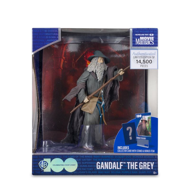 Lord of the Rings Gandalf the Grey 6"H McFarlane Movie Maniacs Action Figure