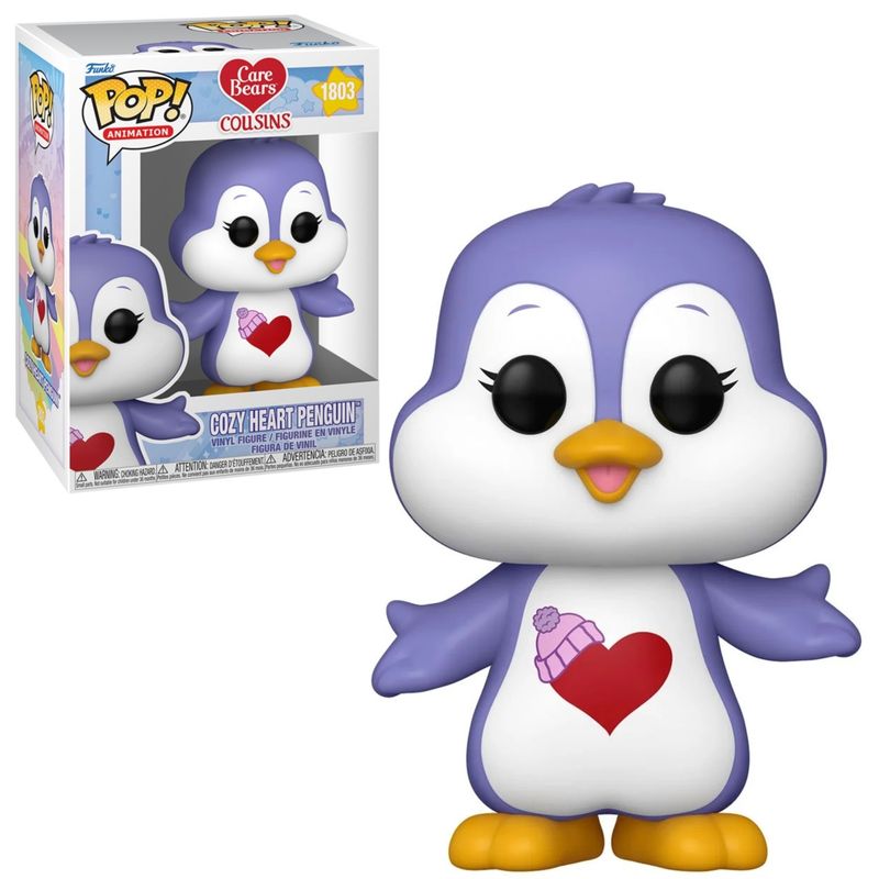 Care Bears Cousins Cozy Heart Penguin 3 3/4&quot;H POP! Animation Vinyl Figure #1803