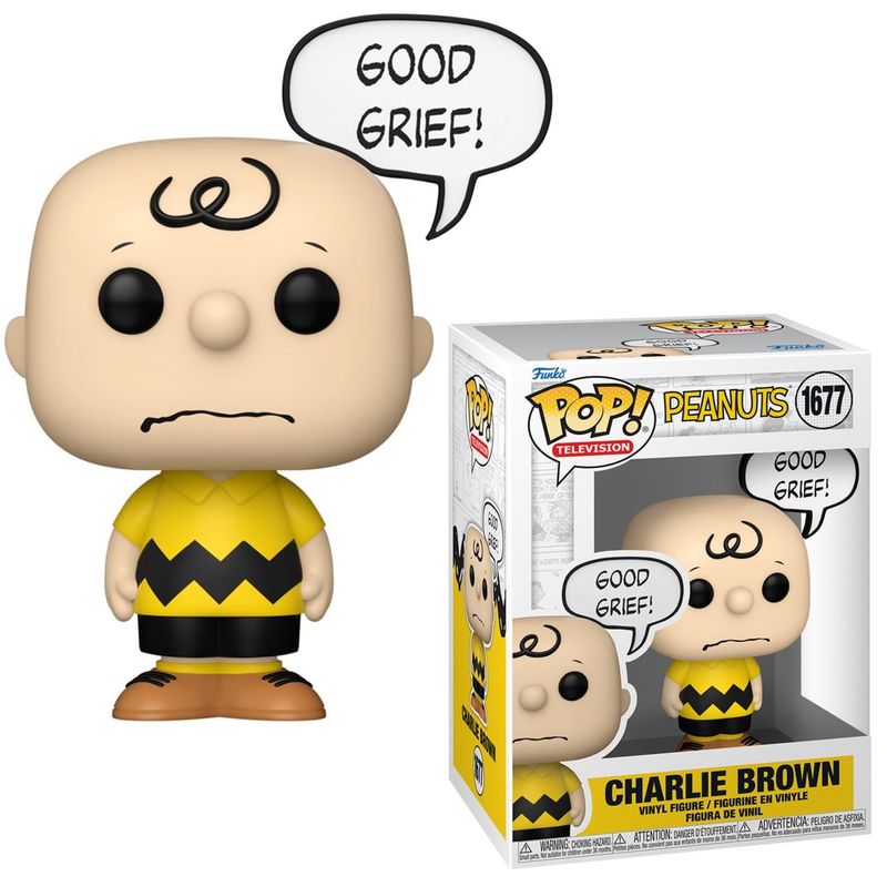 Peanuts - Charlie Brown Good Grief POP! Television Vinyl Figure #1677