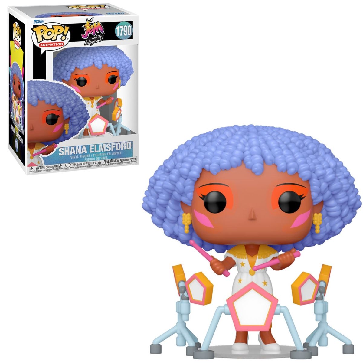 Jem and the Holograms - Shana Elmsford POP! Animation Vinyl Figure #1790