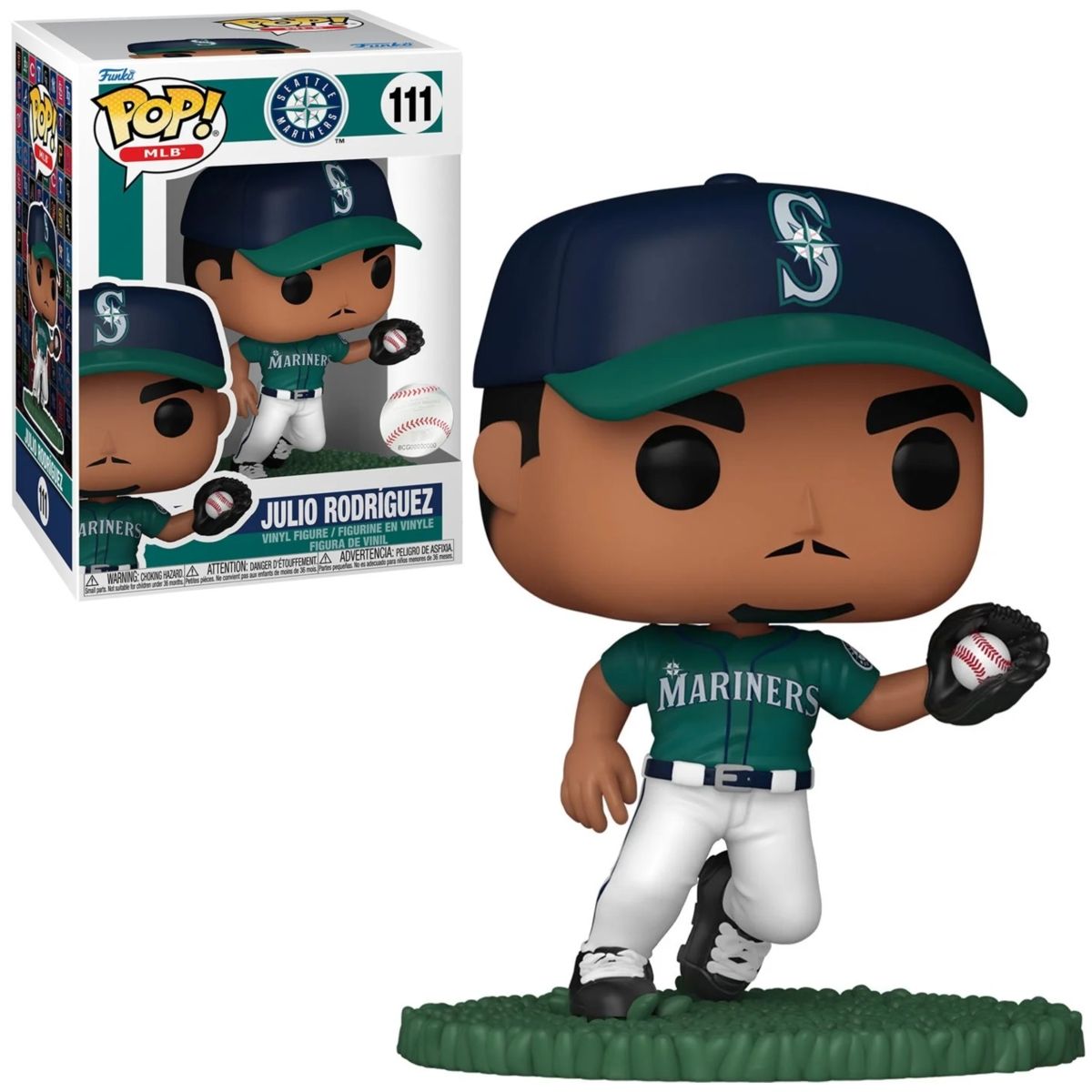 MLB Julio Rodriguez Seattle Mariners 4&quot;H POP! MLB Vinyl Figure #111