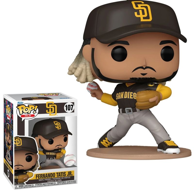MLB Fernando Tatis Jr San Diego Padres 3 3/4&quot;H POP! MLB Vinyl Figure #107