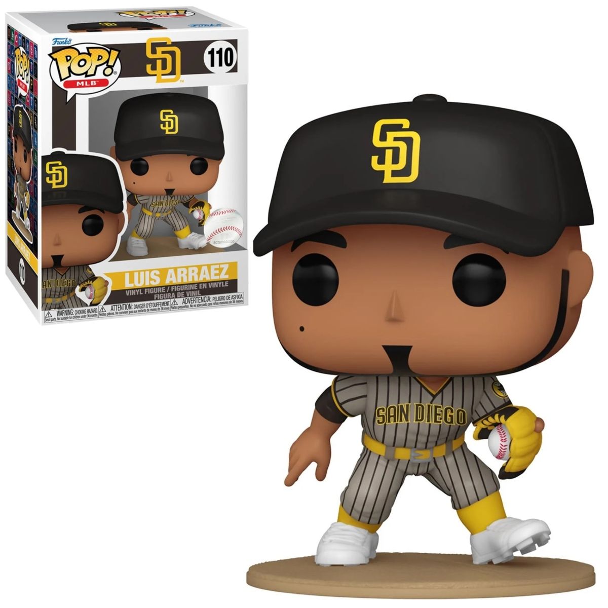 MLB Luis Arreaz San Diego Padres 4&quot;H POP! MLB Vinyl Figure #110