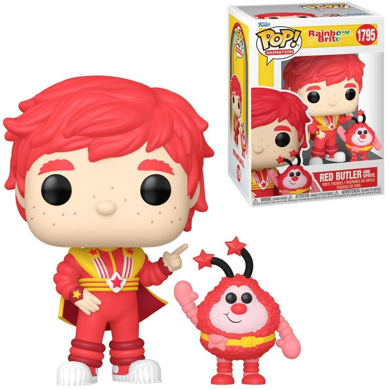 Rainbow Brite Red Butler and Sprite 3 3/4&quot;H POP! Animation Vinyl Figure #1795