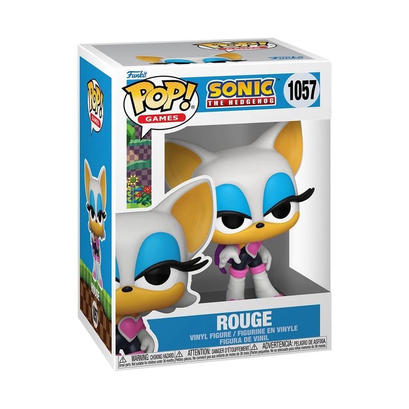 Sonic the Hedgehog - Rouge 3 3/4"H POP! Games Vinyl Figure #1057