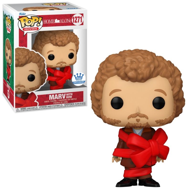 Home Alone Marv with Bow 3 3/4&quot;H POP! Movies Vinyl Figure #1271