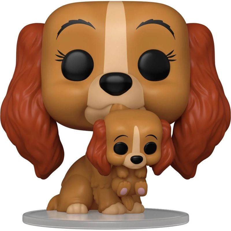 Disney's Lady and the Tramp - 3 1/2"H Lady with Puppy POP! Vinyl Figure #1553