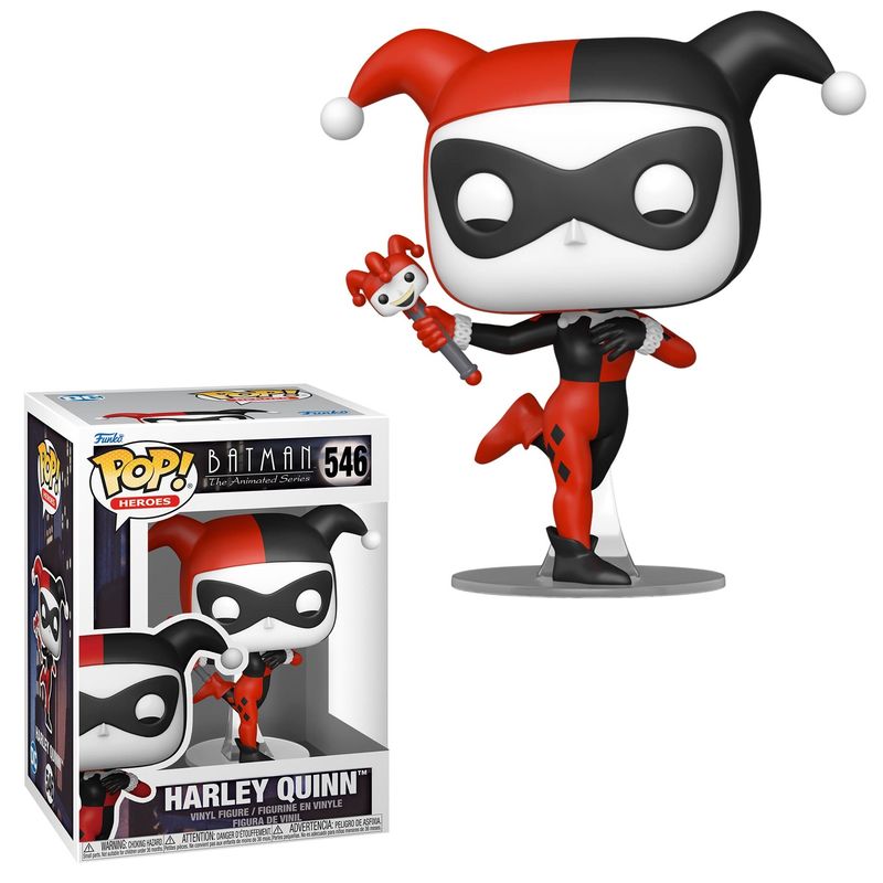Batman: The Animated Series - Harley Quinn 3 3/4&quot;H POP! Heroes Vinyl Figure #546