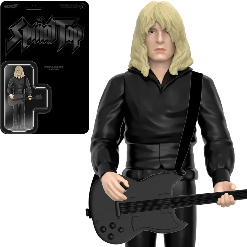 Spinal Tap Wave 2 David St. Hubbins 3 3/4&quot;H ReAction Figure - None More Black