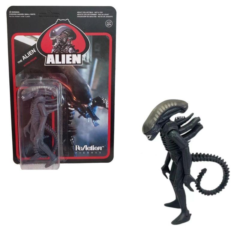 Alien 3 3/4&quot;H The Alien ReAction Figure