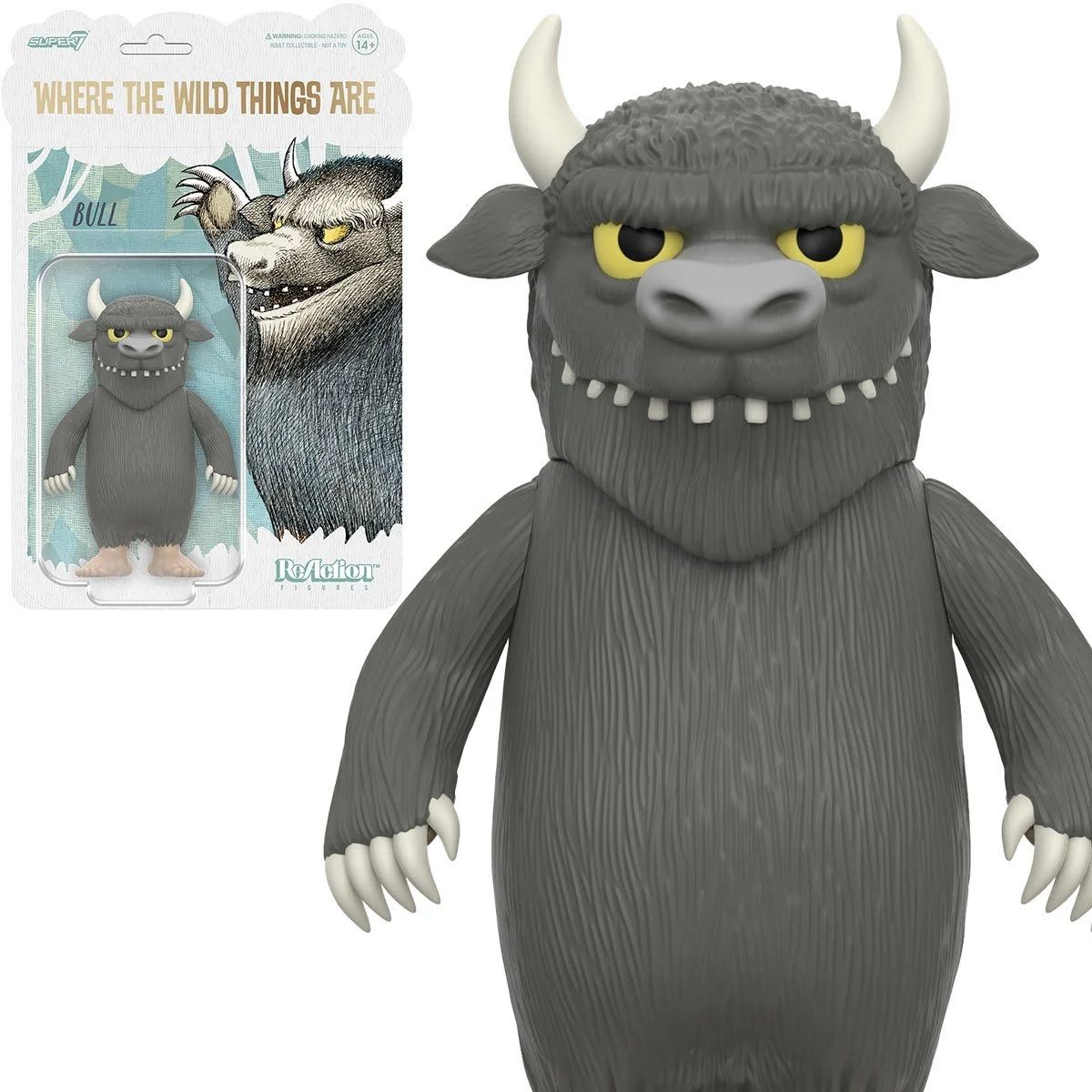 Where the Wild Things Are BULL (MONSTER) 3 3/4&quot;H ReAction Figure
