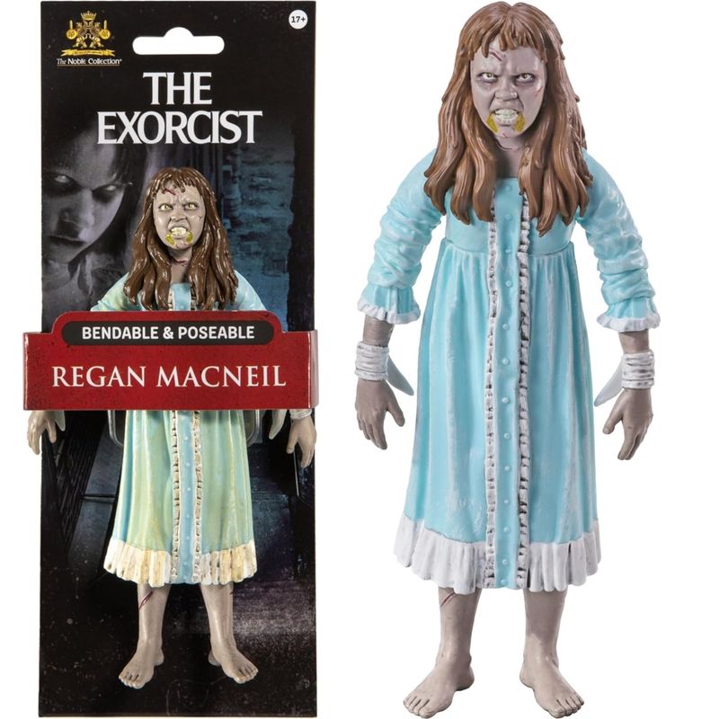 The Exorcist Regan MacNeil 7&quot;H Bendyfigs Bendable Posable Figure