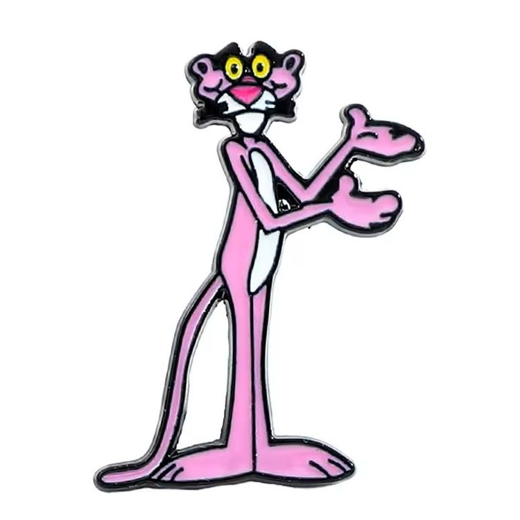 Pink Panther Enamel Pin / Tie Tack