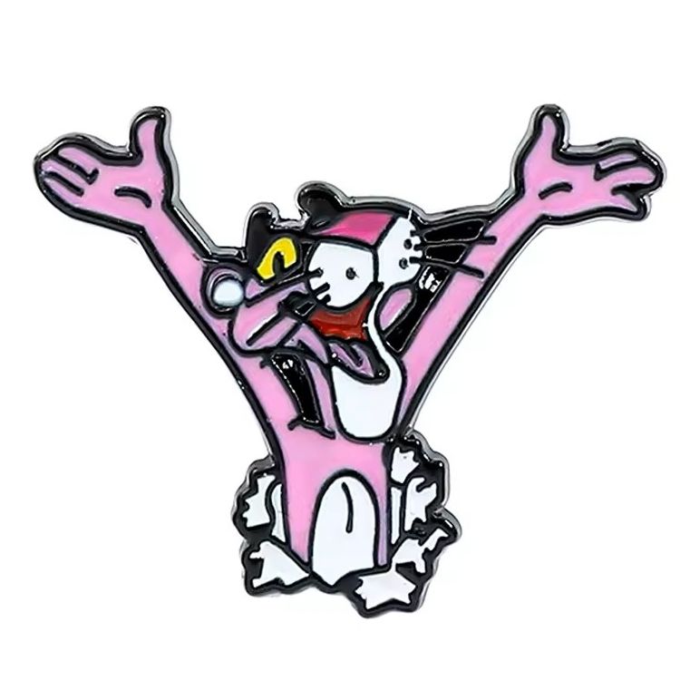 Pink Panther Surprise Enamel Pin / Tie Tack