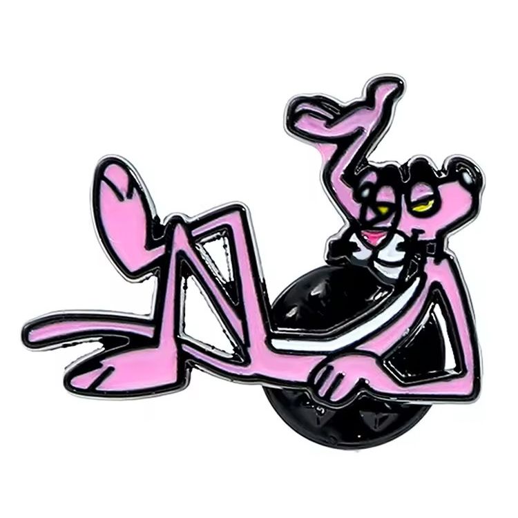 Pink Panther Chillin&#39; Enamel Pin / Tie Tack